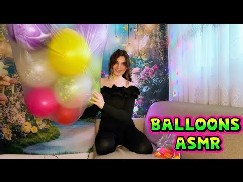ASMR Fun With Balloons In A Bag | Inflation & Popping Sounds 💜