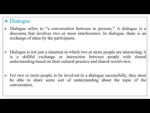 Discourse Analysis - Lesson 3 - Types of Discourse