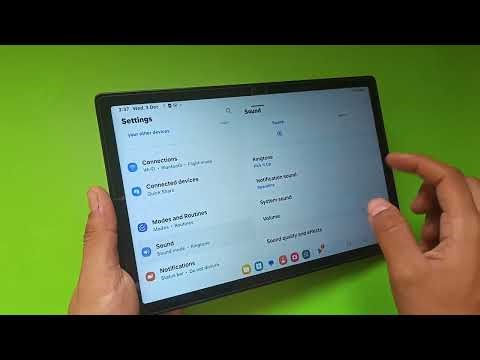 Samsung Galaxy Tab A11+ How to change ringtone