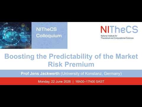 2026-06-22 NITheCS Colloquium: 'Boosting the Predictability of the Market Risk Prem' Jens Jackwerth