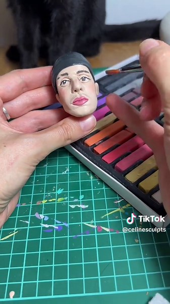 😶‍🌫️ #crafts #fimo #art #sculpture #anyme