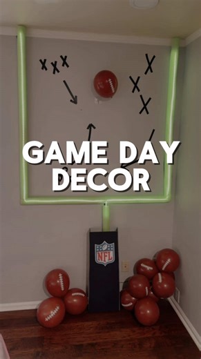 DIY Super Bowl Decor with Dollar Tree Supplies