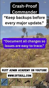 Backup of Backups Means You'll Never Go Down with a Loss | Rust Admin Academy Pro Tips