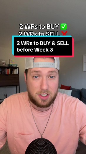 Buy/Sell players before Week 3 #fyp #foryou #fantasyfootball #fantasypros #greenscreen