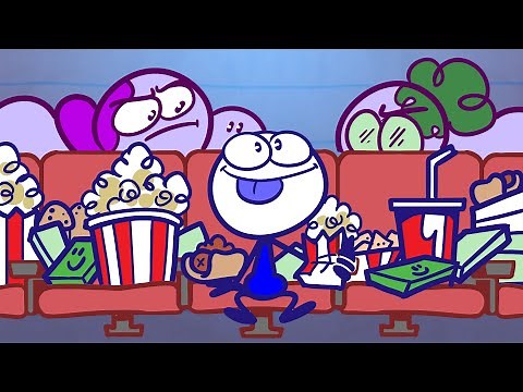 Pencilmate's Movie Madness! | Animated Cartoons Characters | Animated Short Films