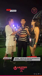 #FME | El equipo de FMETV tuvo la oportunidad de entrevistar a un talentoso artista como Arzenic qué dió lo mejor en el primer día de Ultra Perú.🔥 🇵🇪 | FME TV.COM