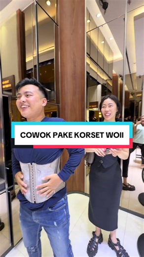 Cowo pake korset??? Ya iyadong 🤣 biar gak nampak itu buntelannn depan | corset