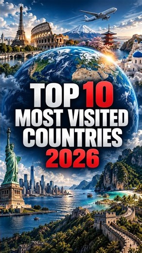 Top 10 Most Visited Countries in the World 2026 🌍✈️