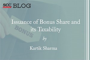 Issuance of Bonus Share and its Taxability