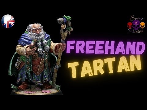 TUTO FREEHAND : TARTAN FACILE POUR CAPES ET ROBES POUR WARHAMMER ET 40K