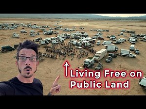 Living for free on public land in my box truck tiny home with hundreds of "homeless" people