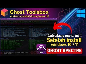 Cara Menggunakan Ghost ToolBox pada Windows10 Pro Superlite Ghost Spectre