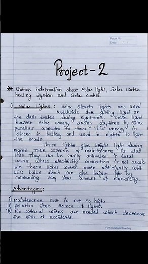 10th Std. Science part 2 Chapter 5 Information about Solar Light, Water Heater and Cooker Project