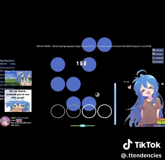 Old Score Highlights in Osu Mania Gameplay