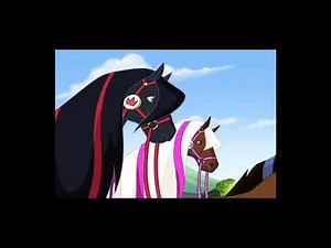 Scarlet from Horseland being nice! (And liking calypso :3)