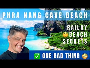 Krabi • Phra Nang Cave Beach • Railay • Thailand best beach in stunning 4K • better than Maya bay?