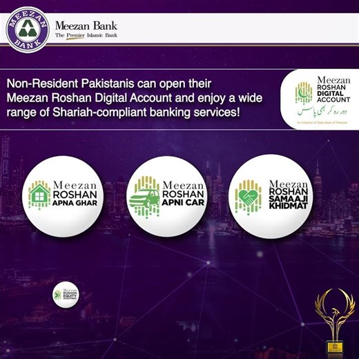 Meezan Roshan Digital Account | Complete Islamic Banking Solution for Non-Resident Pakistanis