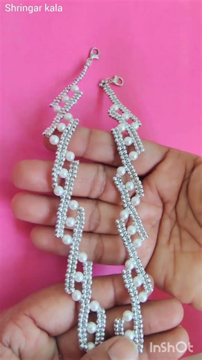 Elegant Geometric Pearl Waterfall Necklace Tutorial | DIY Luxury Statement Jewelry