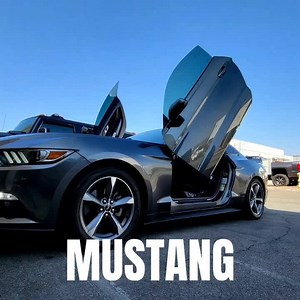Ford Mustang from California featuring Vertical Lambo Doors...