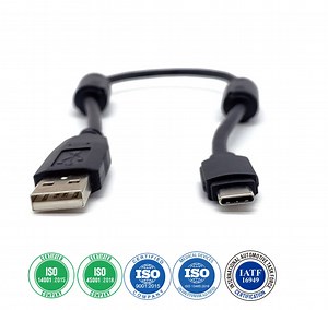 [Hot Item] High Speed USB 2.0 Male to USB Type C Male Extension Cable with Ferrite Core Shielded