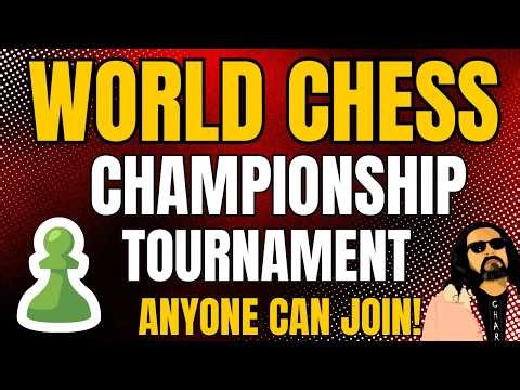 v World Champs Chess Tourney ♟️ | All Levels Welcome (LIVE) on Chess.com