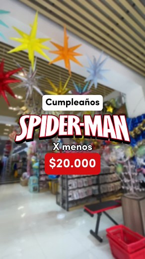 Cumpleaños de Spider-Man por menos de $20.000