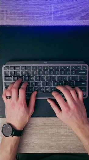 Upgrading my setup part 6 - the MX Keys Mini #keyboard #setup #desksetup ‪@logitech‬