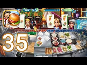 Cooking Fever - Gameplay Walkthrough Part 35 - Gourmet Restaurant Level 11 - 15 (iOS, Android)