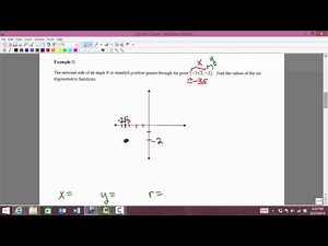 MATH 1316 Section 1.3: Using the Trigonometric Function Definitions