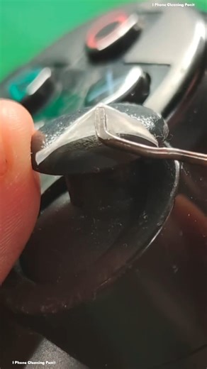 I Phone Cleaning Ponit on Instagram: "I Thought It Was Dust_ But It Was PURE Gamer Sweat_ Cleaning PS3 Controller🤢 _asmr _satisfying"