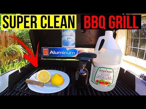 How To Naturally SUPER CLEAN your BBQ Grill -Jonny DIY