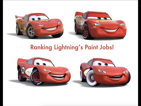 Ranking the Lightning Mcqueen Paint jobs!