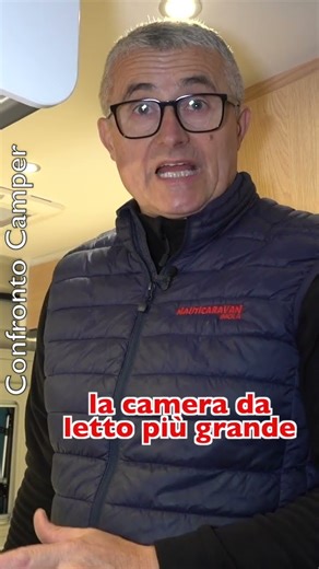 Il secondo camper furgonato a confronto, letto grande nel Sunlight 540