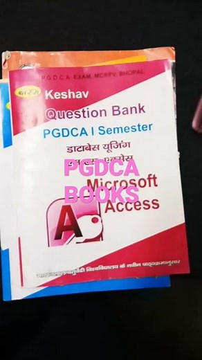 PGDCA syllabus books