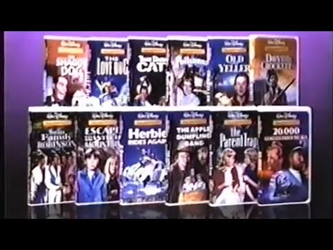 Walt Disney Family Film Collection promos 1995-96