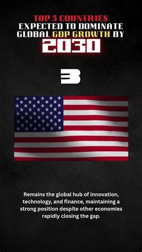 Top 5 countries prediction GDP growth by 2030 that are dominating