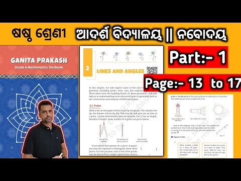 Class 6 Math Chapter 2 Lines and Angles Full Concept Point, Line Segment & Ray part-1 Page 13 to 17