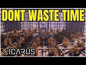 The Most Efficient Base Set Up For Farming: Icarus Console Edition