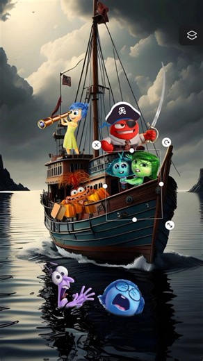 POV : ruler of the ocean. ready to search for treasure 😆🤣 #insideout #disney #funnyshorts #anger