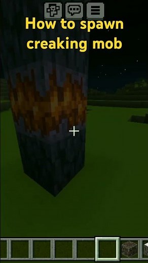How to spawn creaking mob in minecraft #minecraft #popular #gaming #trending #viral
