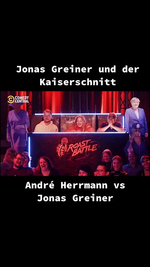 André Herrmann roastet Jonas Greiner #comedy #roast #comedyroast #funny #fyp #humor #satire #jonasgreiner #comedycentral