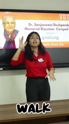Dr. Sanjeewani Deshpande Memorial Elocution Competition – Semi Finals