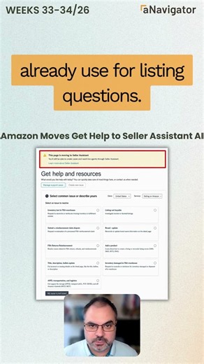 Amazon Moves Get Help to Seller Assistant AI