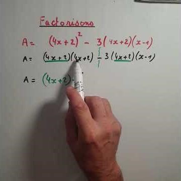 👉 CRPE Maths : mettre en évidence le facteur commun — factorisation classique