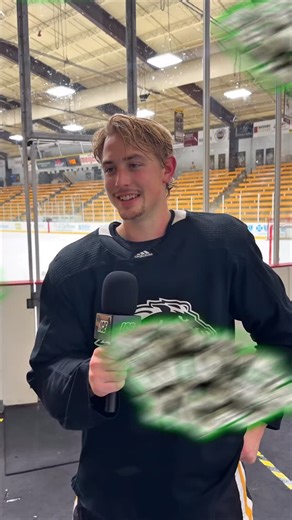 Would you give up your sport for $10 million?  #athlete #interview #sports #hockey | IceSports | Facebook