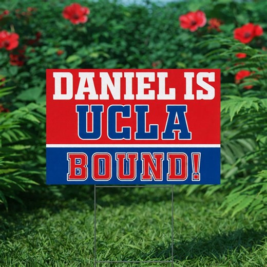 College Bound Yard Sign/college Logo Sign/custom College Yard Sign/university Bound Yard Sign/college Bound Sign OGS204 - Etsy