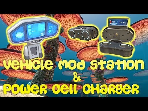 EXACT LOCATION OF VEHICLE MODIFICATION STATION & POWER CELL CHARGER FRAGMENTS LOCATION | SUBNAUTICA