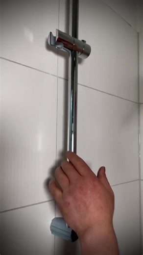 Adjusting Shower Rail Mounting Holes Easily