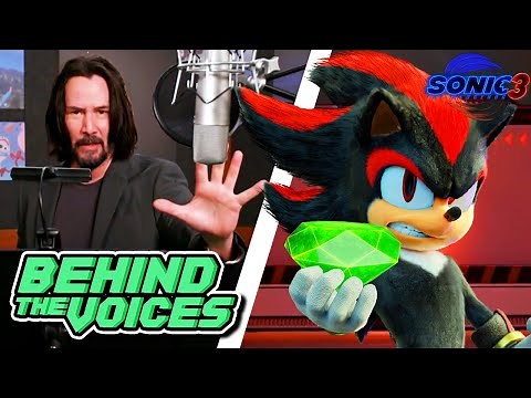 Sonic the Hedgehog 3 | Keanu Reeves is Shadow the Hedgehog | Behind the Voices