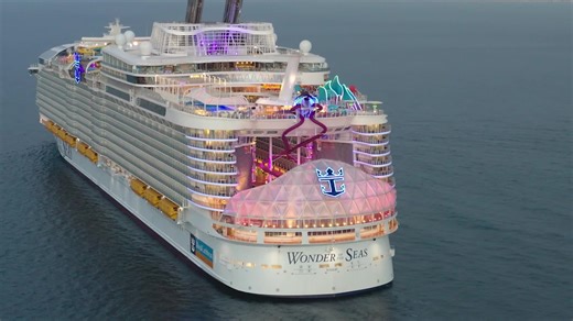 1.1K views · 11 reactions | Sign me up! ✋ Royal Caribbean's Wonder Of The Seas is the world's largest cruise ship and will debut with its first voyage next month. It has activities like a ten-deck high zip line, a poolside movie screen, and what is known as the tallest slide at sea. Learn more here: https://wgxa.tv/news/offbeat/wonder-of-the-seas-worlds-biggest-cruise-ship-makes-its-debut | WGXA.tv | Facebook